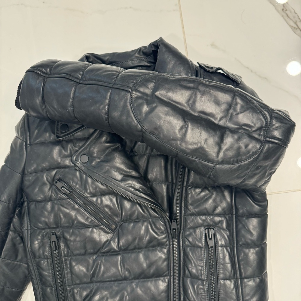 ALEXANDER WANG X H&M LEATHER BOMBER JACKET - Picture 7 of 11